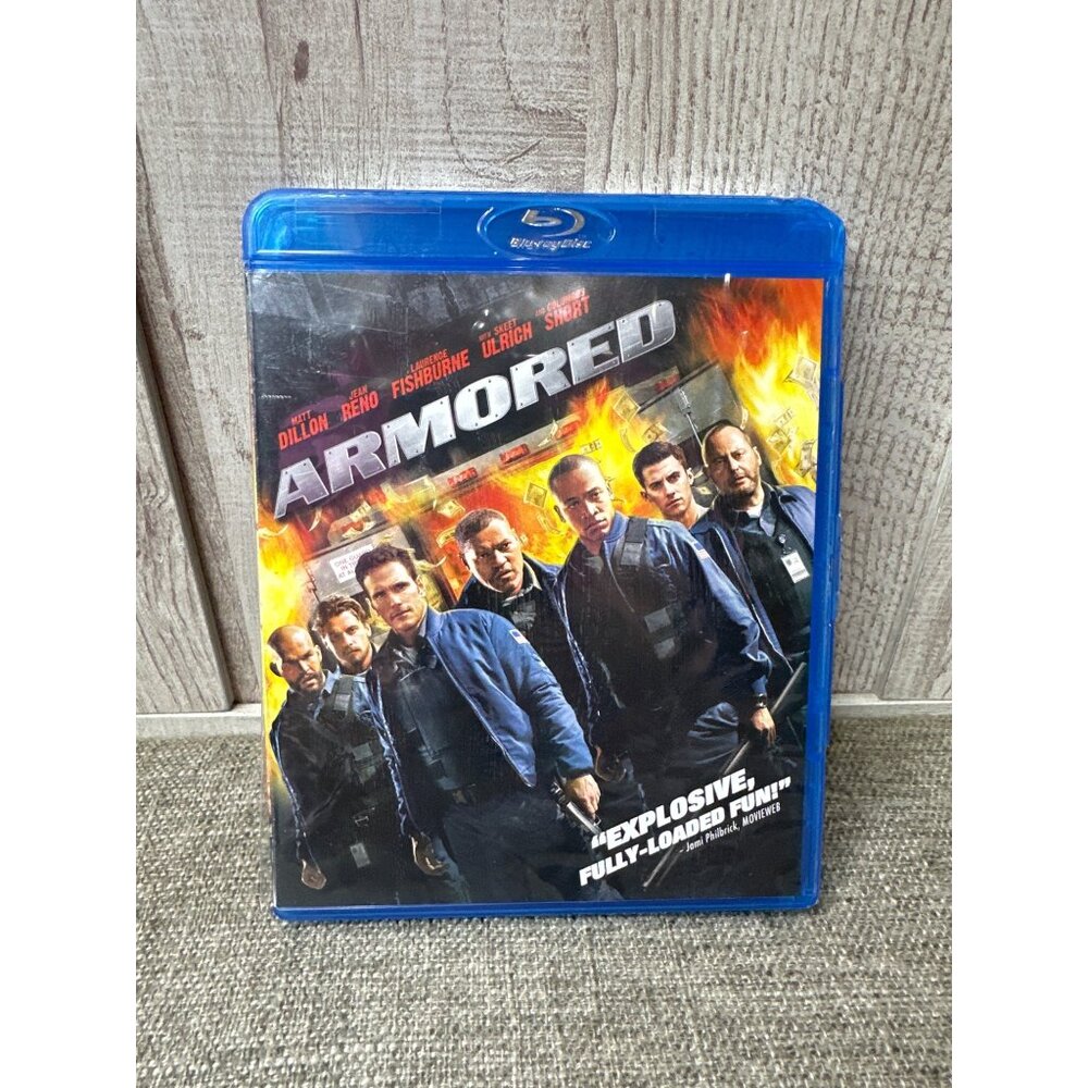 Armored Blu-Ray Action Movie Matt Dillon Jean Reno & Laurence Fishburne